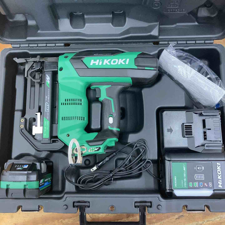 【美品】◇ハイコーキ HIKOKI 日立工機 充電式 コードレスフロアタッカー N3604DM(XPZ) 36V セット【柏店】