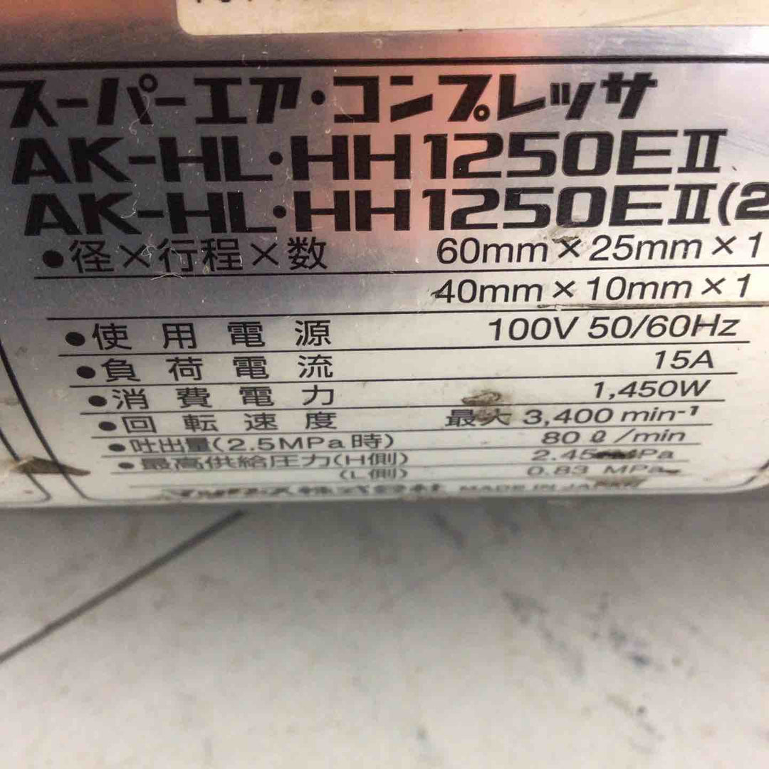 【現状品】 マックス/MAX エアコンプレッサー AK-HL1250E2_レッド 【鴻巣店】