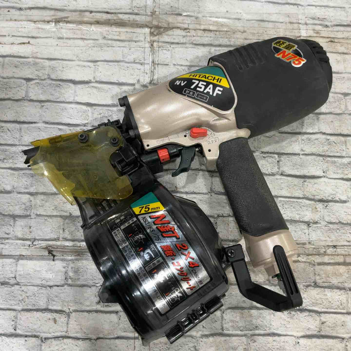 ★ハイコーキ(HIKOKI ※旧:日立工機) 常圧エア釘打ち機 NV75AF【川口店】