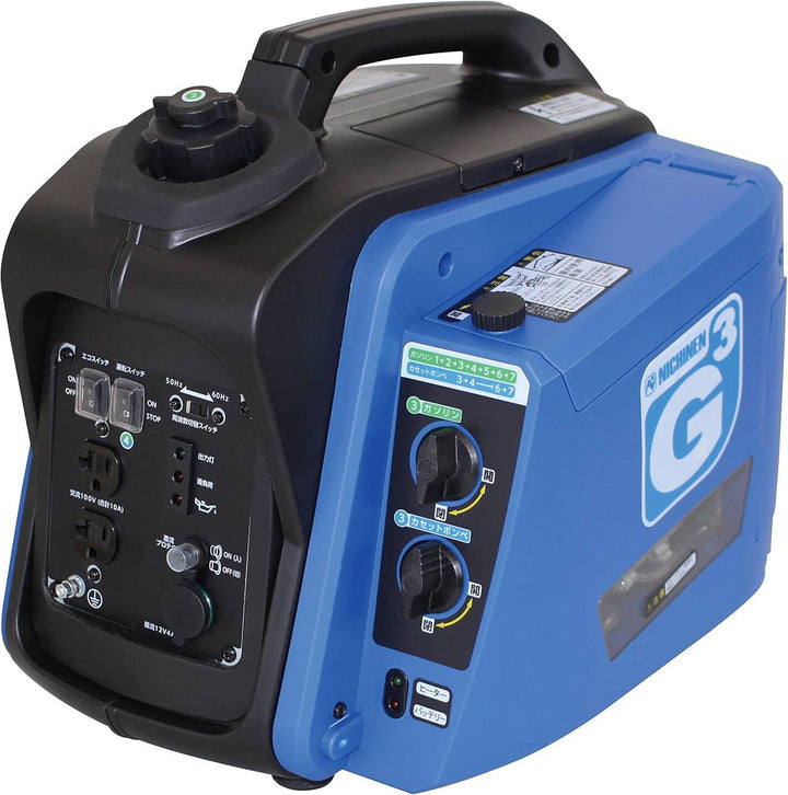 【未使用品】ニチネン 発電機 ジーキュービックG-cubic カセットボンベ・ガソリン2WAY式 KG-101【桶川店】