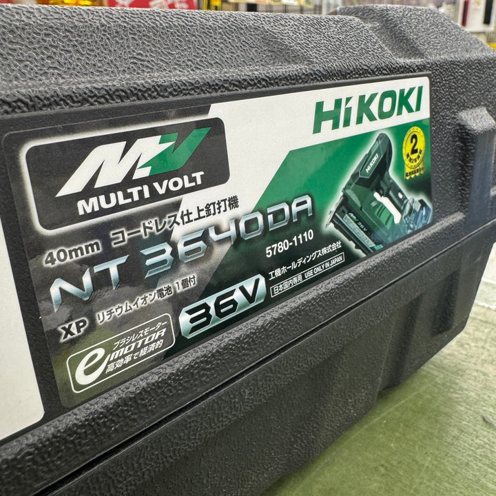 【未使用・限定特価！】 ハイコーキ HiKOKI マルチボルト フィニッシュネイラ NT3640DA(XPZ) 【桶川店】