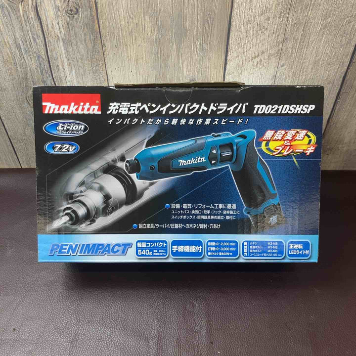 【中古品】 マキタ(makita) 7.2V コードレスペンインパクトドライバ TD021DSHSP 【東大和店】