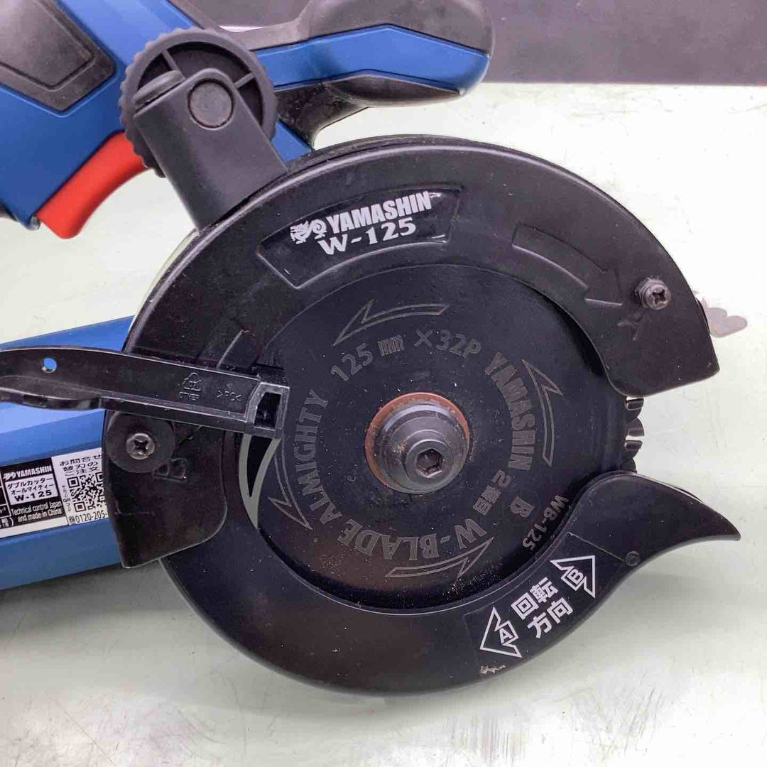 ▼切断機 ヤマシンWカッター　W-125【越谷店】