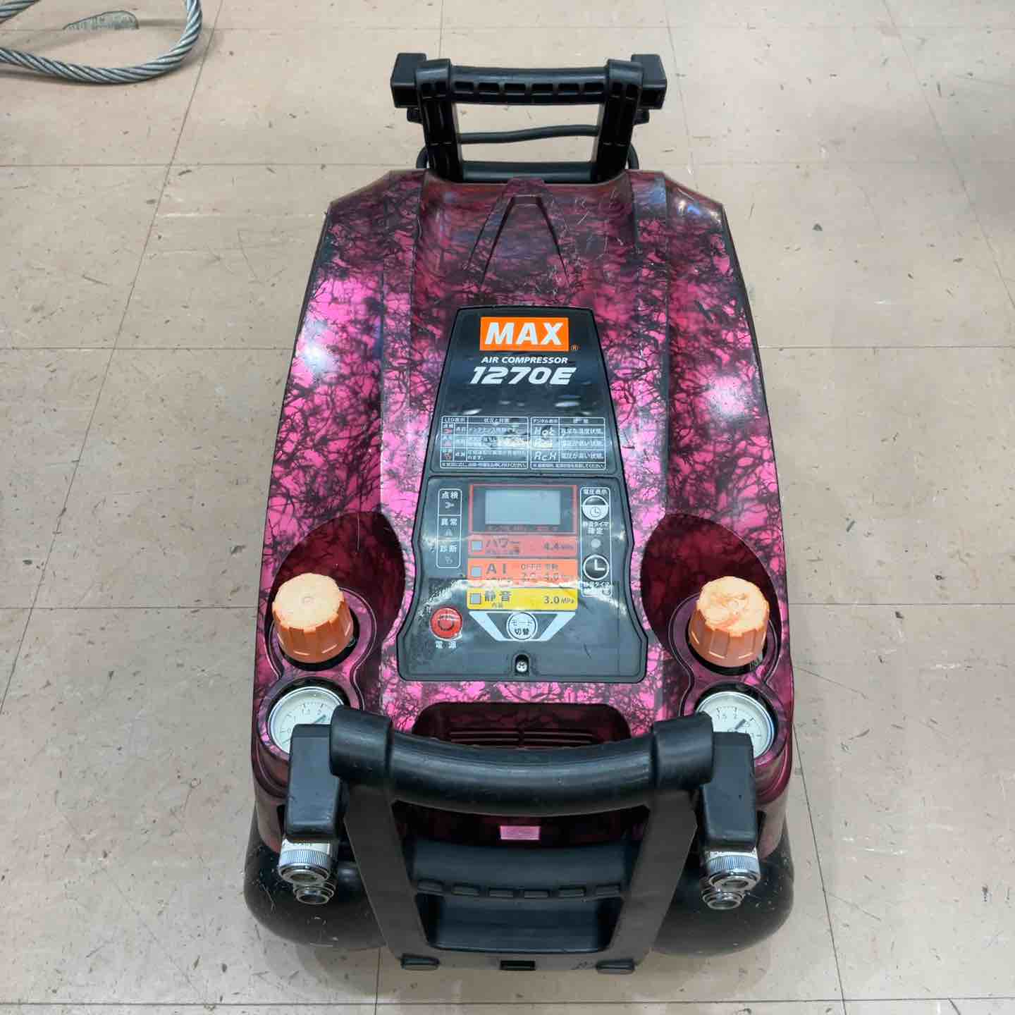 ◇マックス(MAX) エアコンプレッサー AK-HH1270E ガイアピンク【草加店