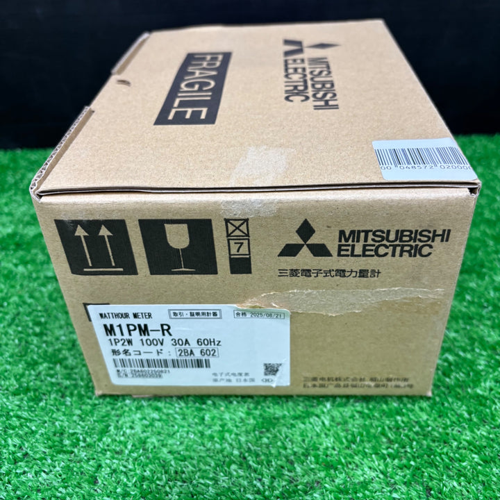 【未使用品】三菱電機 電子式単相2線式普通電力量計 100V 30A M1PM-R【電材館越谷店】