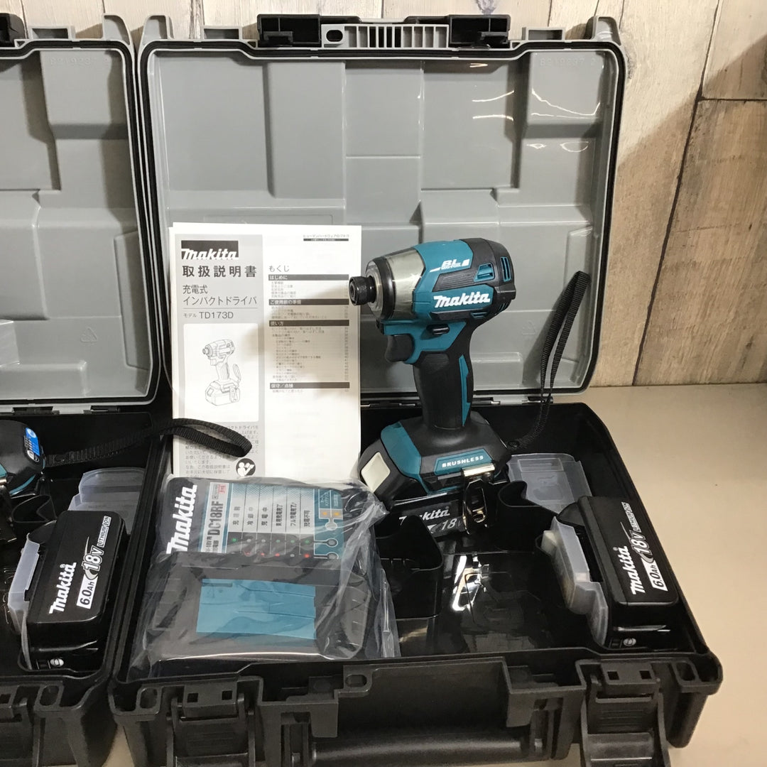 【未使用品】マキタ makita インパクトドライバ 18V TD173DRGX 3台セット【戸田店】