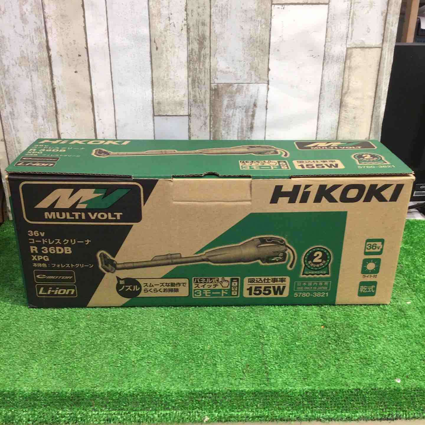 ☆ハイコーキ(HIKOKI ※旧:日立工機) コードレスクリーナー R36DB(XPG