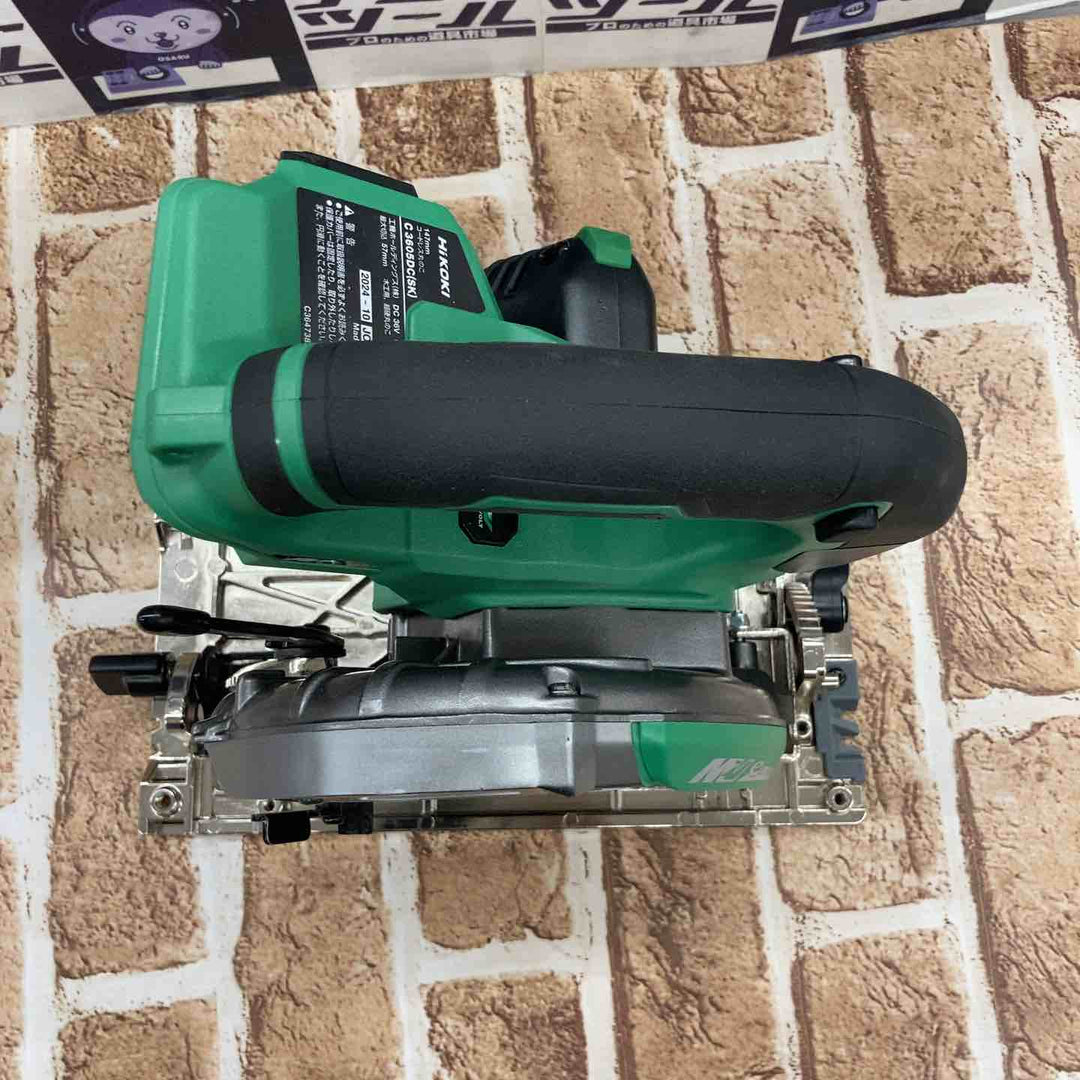 ◇ハイコーキ(HIKOKI ※旧:日立工機) コードレス丸のこ C3605DC(SK)(NN)【所沢店】