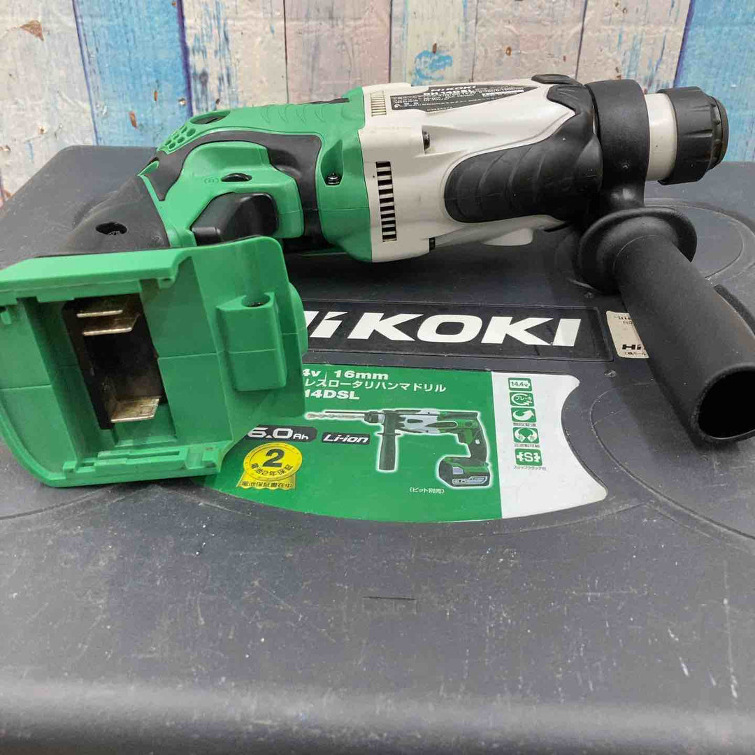 ★ハイコーキ(HIKOKI ※旧:日立工機) コードレスハンマドリル DH14DSL(2LYPK)(L)【柏店】