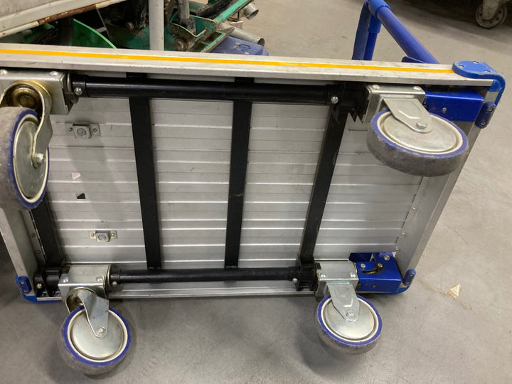 【店頭受取り限定】▼アルインコ 折りたたみ台車おさ丸くん KWK100　最大積載質量100kg　ネットポケット欠品【川口店】