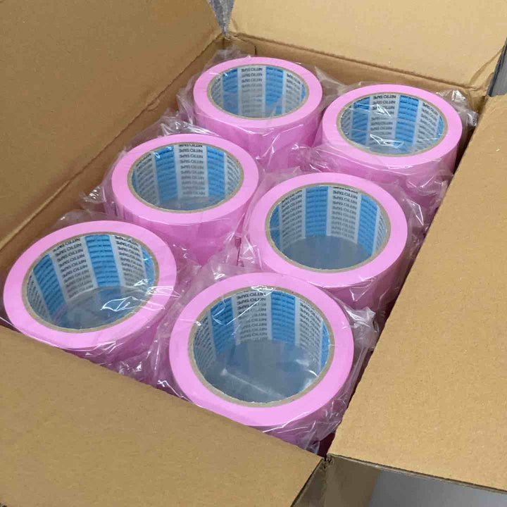 ▼日東電工(Nitto)床養生テープ さくら色 No.397 30巻 1箱 50mm×25ｍ 長期保管品③【戸田店】