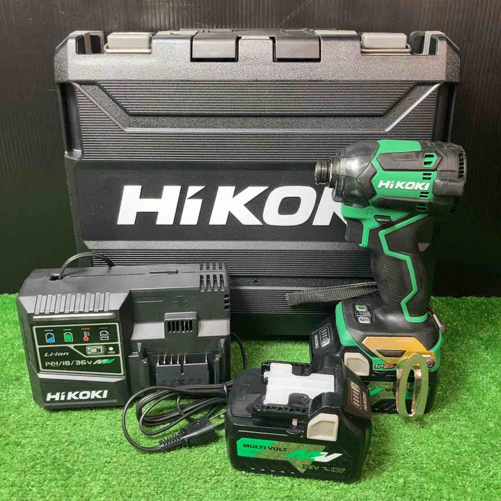 ★ハイコーキ(HIKOKI ※旧:日立工機) コードレスインパクトドライバ WH36DC(2XPS)(L) Bluetooth非対応電池【岩槻店】