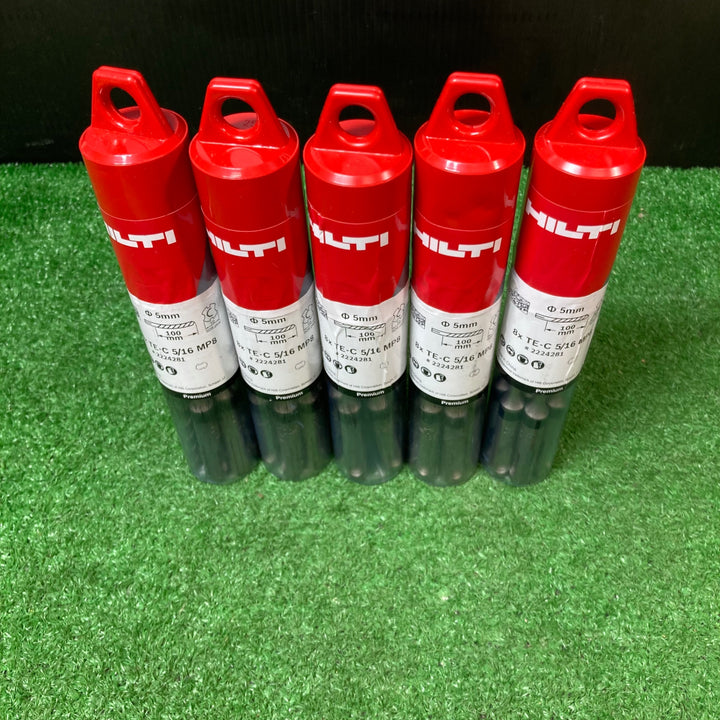 【未使用品(店頭展示品)】HILTI(ヒルティ) 8×TE-C 5/16 MP8 5個セット #2224281