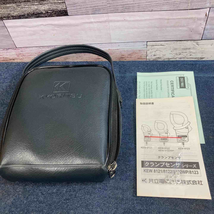 【現状品】KYORITU 共立 クランプセンサー 負荷電流検出型　KEW8123 動作未確認【八潮店】
