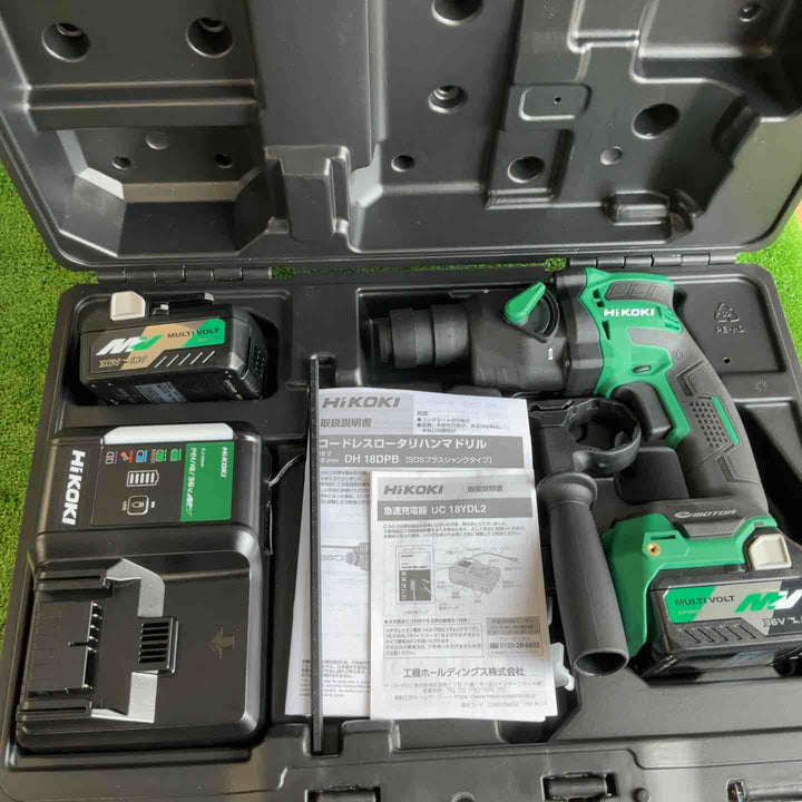 ★ハイコーキ(HIKOKI ※旧:日立工機) コードレスハンマドリル DH18DPB(2XP)【草加店】