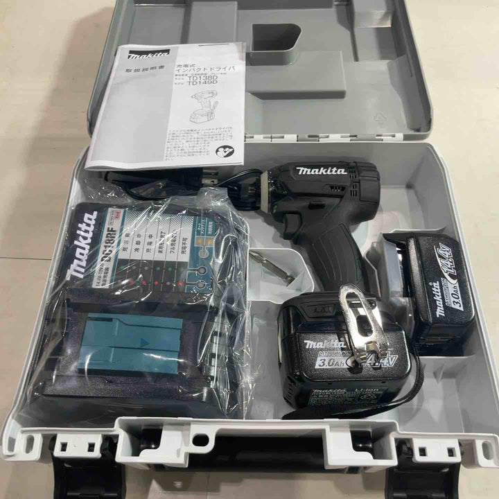 ★マキタ(makita) コードレスインパクトドライバー TD138DRFXB【川口店】