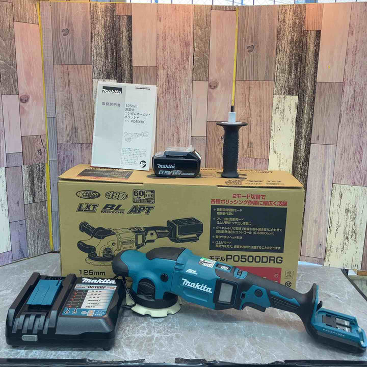 ★マキタ(makita) コードレスランダムオービットポリッシャ PO500DRG【八潮店】