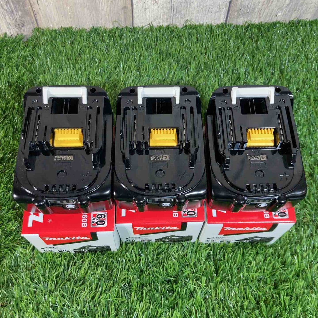 ▼マキタ(makita) リチウムイオンバッテリー 14.4V/6.0Ah BL1460B3個セット【戸田店】