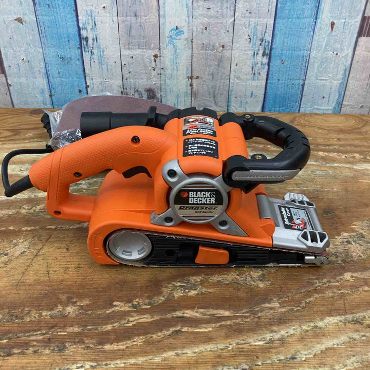 ◇ブラックアンドデッカー(BLACK+DECKER) ドラッグスターベルトサンダー オレンジ KA3000【柏店】