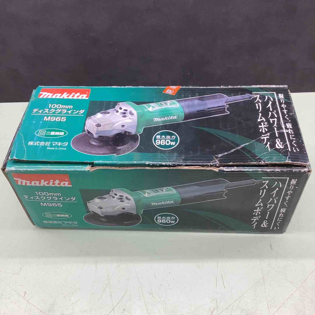 ◇マキタ(makita) 100mmディスクグラインダ  M965【越谷店】