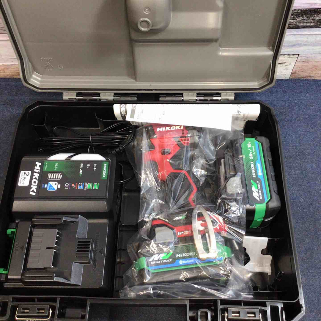 【未使用品】★ハイコーキ HIKOKI 36V コードレスインパクトドライバ スコーピオンレッド WH36DD(2XHRSZ)【八潮店】