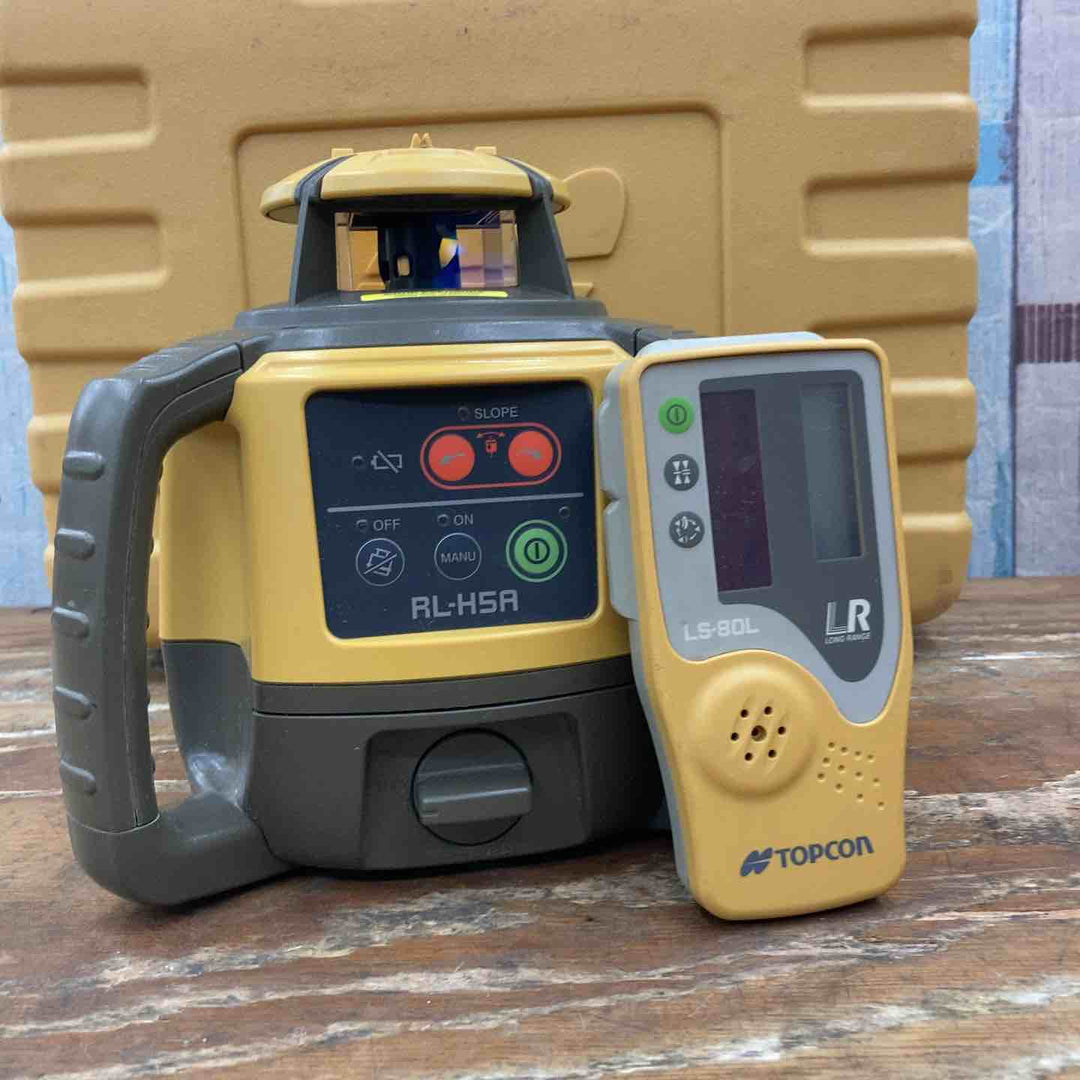 ◇トプコン(TOPCON) ローテーティングレーザー RL-H5ADB(乾電池仕様)/デジタル受光器LS-80L付【柏店】