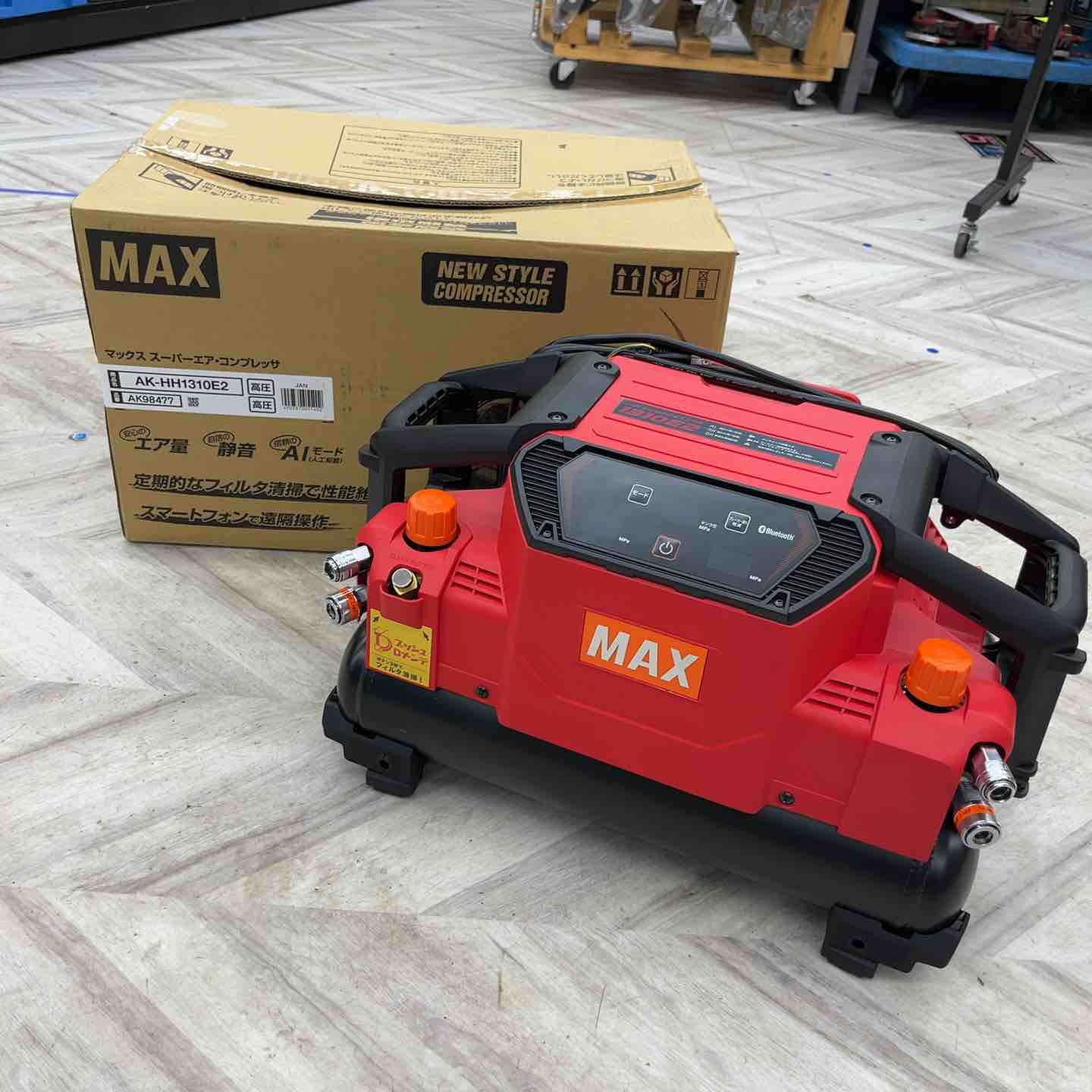 ☆マックス(MAX) 高圧専用エアコンプレッサー AK-HH1310E2_レッド