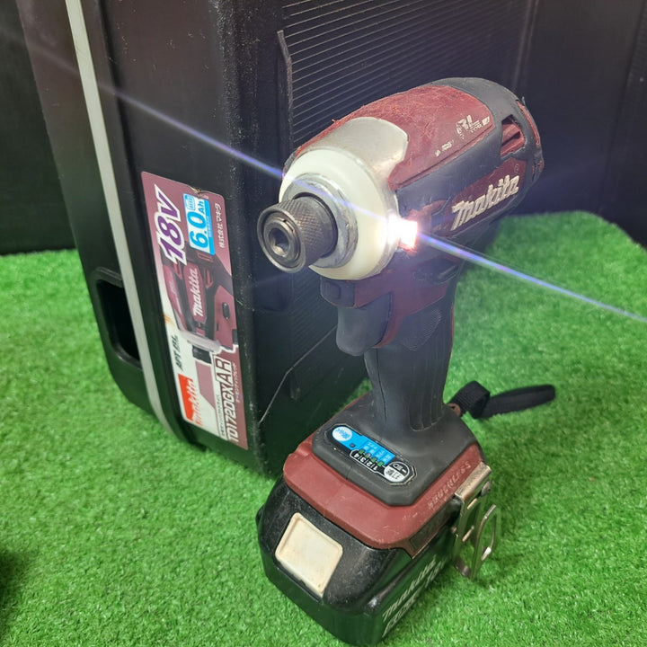 マキタ/makita 18V コードレスインパクトドライバー TD172DGXAR 18V5.0Ahバッテリー2個セット【岩槻店】