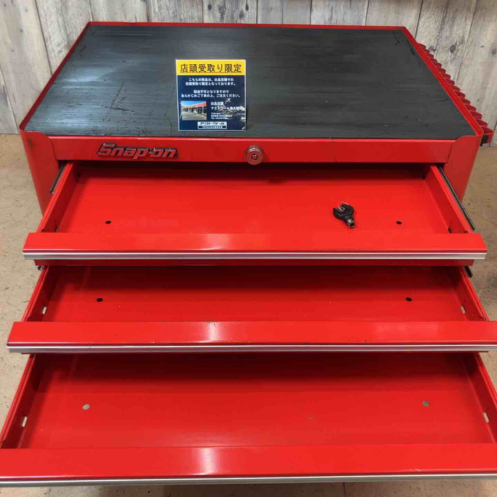 【中古品/店頭受取り限定】 スナップオン(Snap-on) 3段ミドルチェスト KRA3063 鍵付き ビンテージ カナダ製 【東大和店】