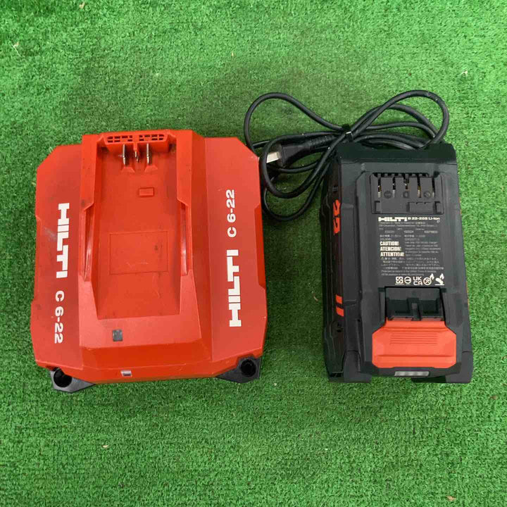 ヒルティ(Hilti) 急速充電器 C6-22 Nuron ニューロン&B22-255 Li-ior バッテリー【川崎店】