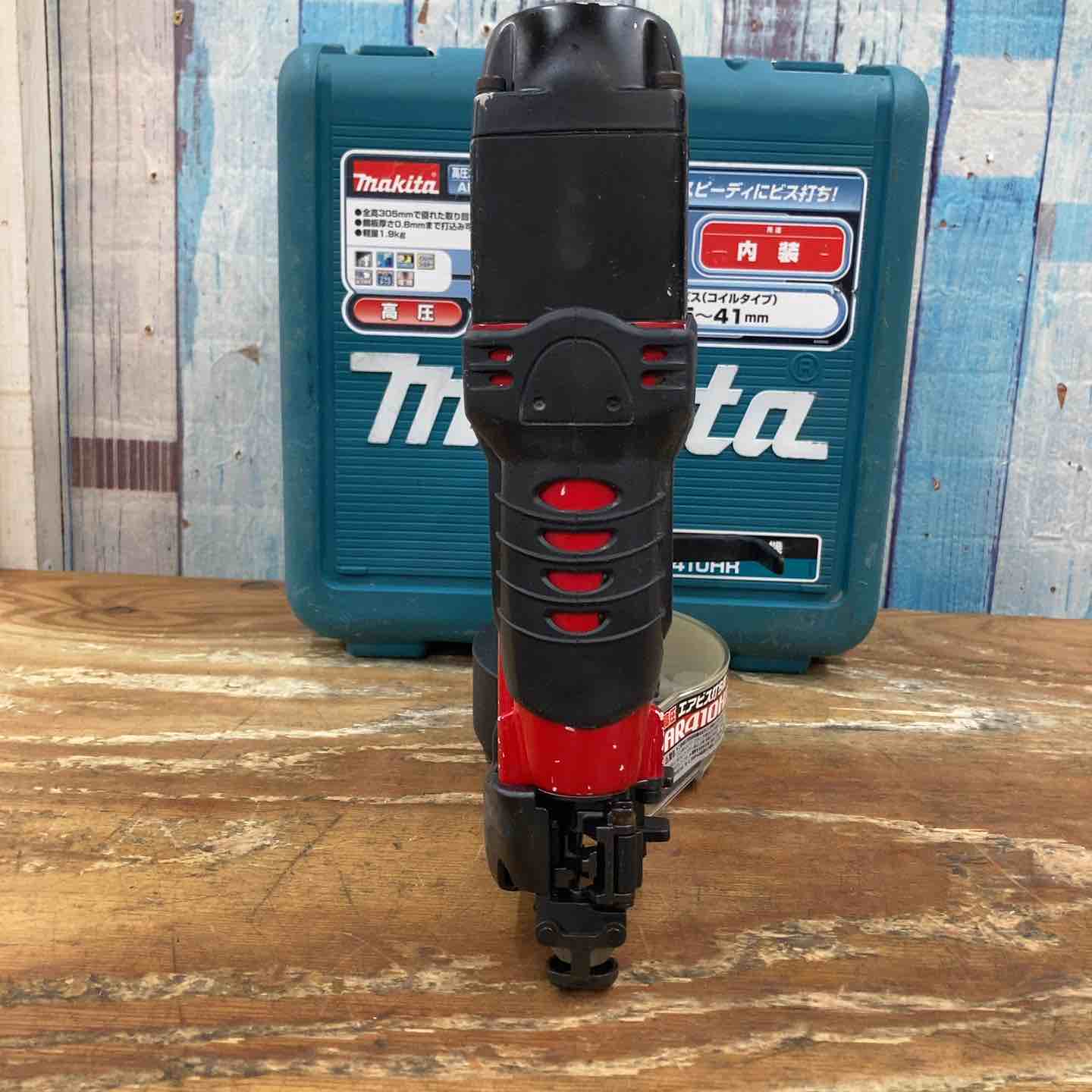 マキタ AR410HR 高圧エアビス打ち機【野田愛宕店】【店頭取引限定】【中古】管理番号：IT7WS7AG27W0 Amazon | マキタ(Makita) AR411HR 41mm高圧エアビス打ち機(赤) | エア