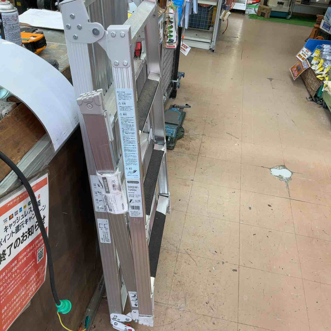 【店頭受取り限定】◇ハセガワ 脚部伸縮式足場台 DRSW-1200C【草加店】
