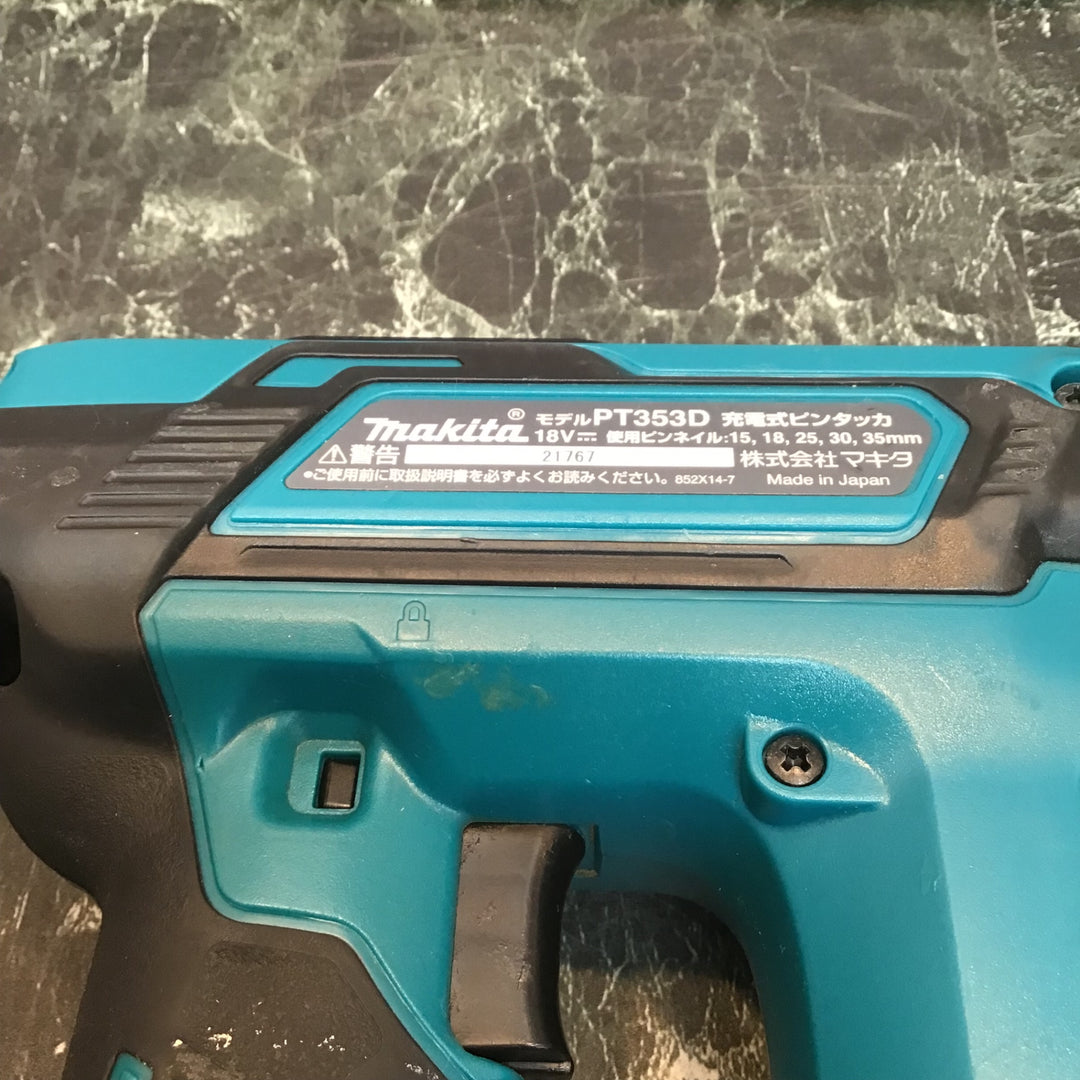 ★マキタ(makita) コードレスピンネイラ PT353DZK【八潮店】