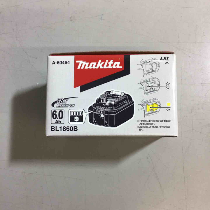 ★マキタ(makita) リチウムイオンバッテリー 18V/6.0Ah BL1860B【戸田店】