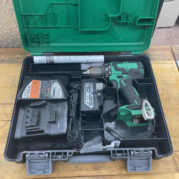 ★ハイコーキ(HIKOKI ※旧:日立工機) コードレスドリルドライバー DS18DBSL(2LYPK)【所沢店】