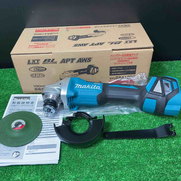 ★マキタ(makita) 100mmコードレスディスクグラインダ GA412DZ【岩槻店】