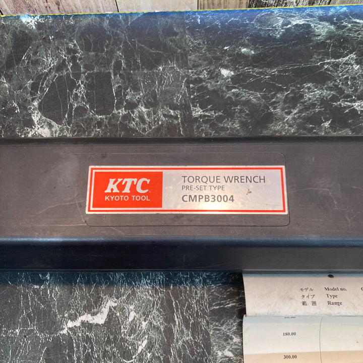 ○京都機械工具(KTC) プリセットトルクレンチ CMPB3004　現状品【八潮店】