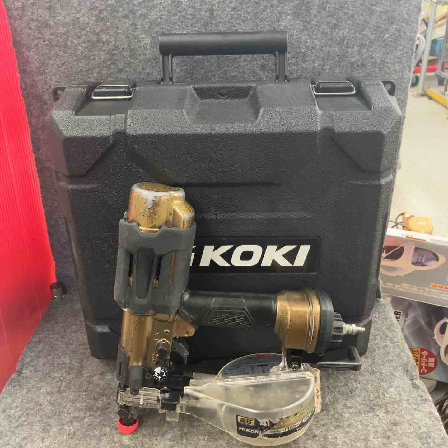 【現状品】★ハイコーキ(HIKOKI ※旧:日立工機) 高圧エアネジ打ち機 WF4HS【鴻巣店】 現状品】☆ハイコーキ(HIKOKI ※旧:日立工機) 高圧エアネジ打ち機 WF4HS