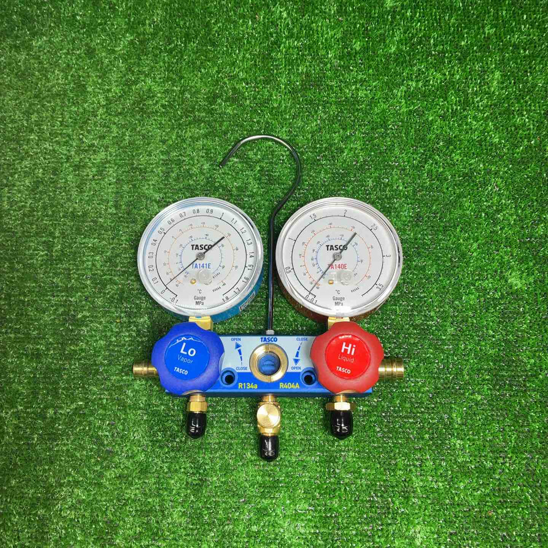 【中古品】 TASCO ゲージマニホールド TA141E TA140E 【藤沢店】