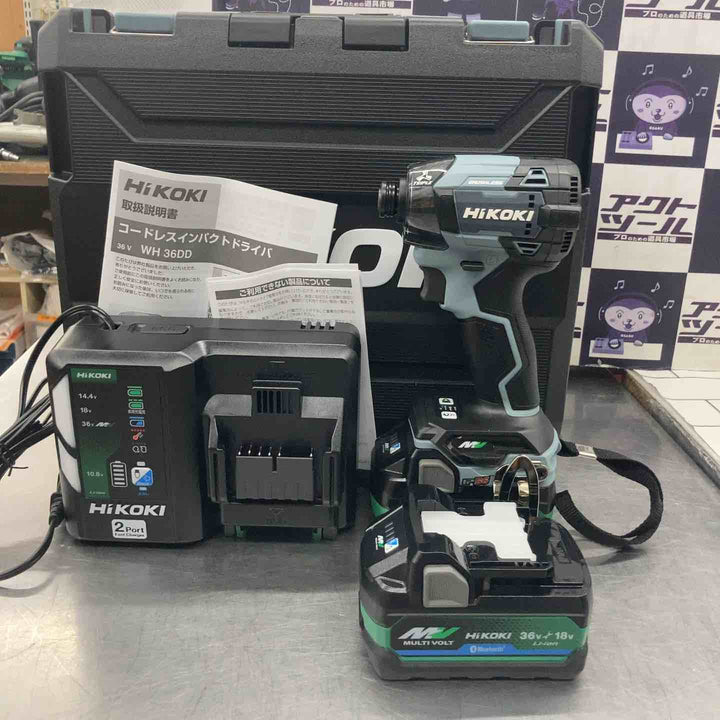 ★ハイコーキ(HIKOKI ※旧:日立工機) コードレスインパクトドライバー WH36DD(2XHSZ)(IG)限定色【所沢店】