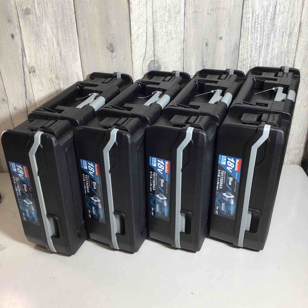 【未使用品】 マキタ makita コードレス インパクトドライバー TD173DRGX 4台 インパクト 青 ブルー 純正 純正品 【戸田店】