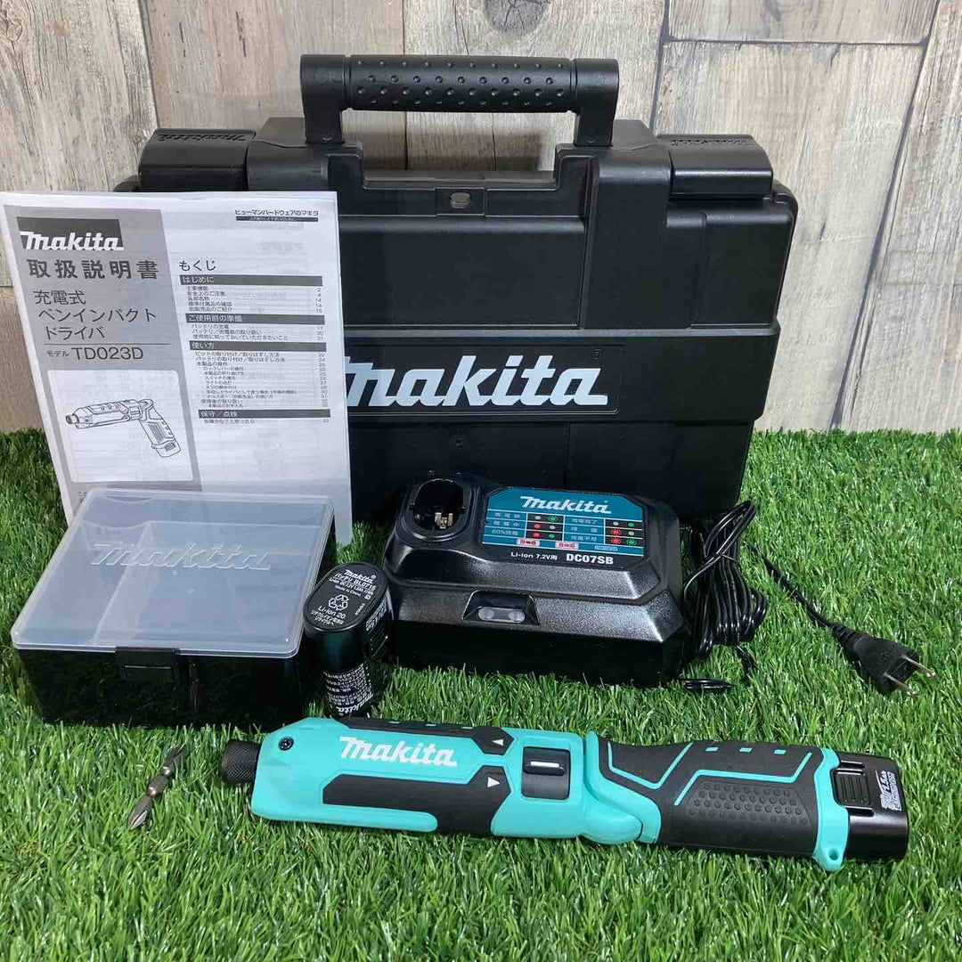 ★マキタ(makita) 7.2Vコードレスインパクトドライバ TD023DHXTB 純正バッテリ付 限定色【戸田店】