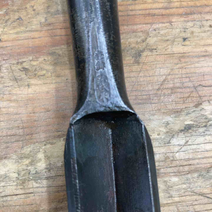 【中古品】　「義永」銘 角型鑿 L字 和工具 大工道具【柏店】
