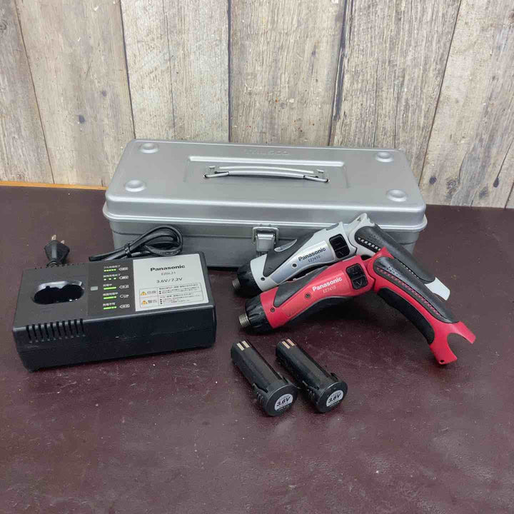 【中古品】パナソニック(Panasonic) 充電式ペンインパクトドライバー EZ7410X-B 2台セット 【東大和店】