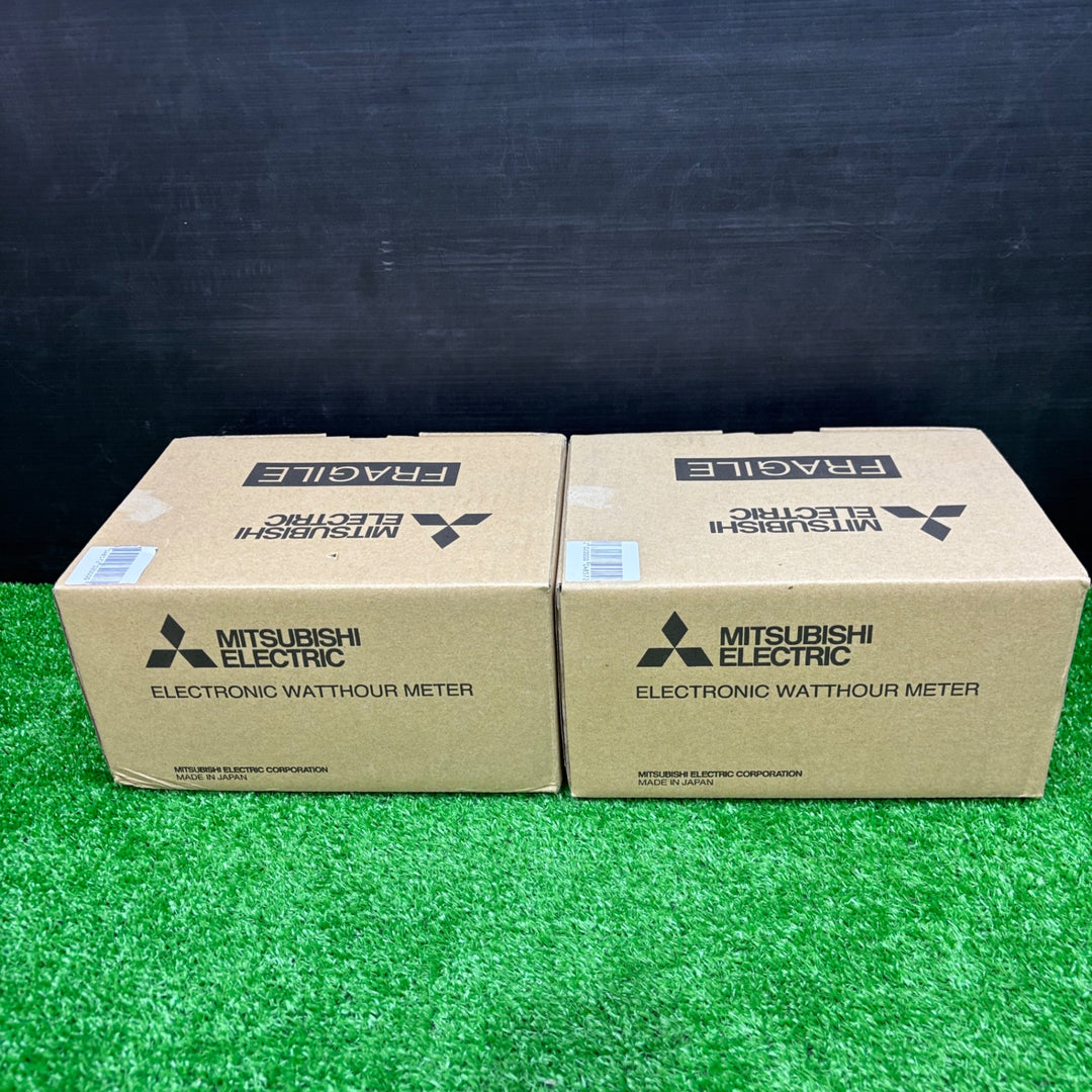 【未使用品】三菱電機 電子式単相2線式普通電力量計 100V 30A M1PM-R　2個【電材館越谷店】