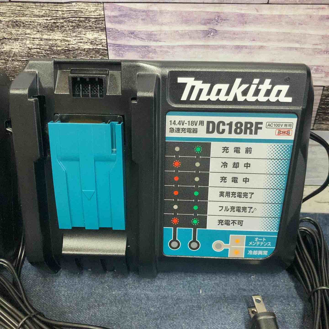 マキタ(makita) リチウムイオンバッテリー 18V/6.0Ah BL1860B 4個 + 急速充電器 DC18RF 2個セット【八潮店】