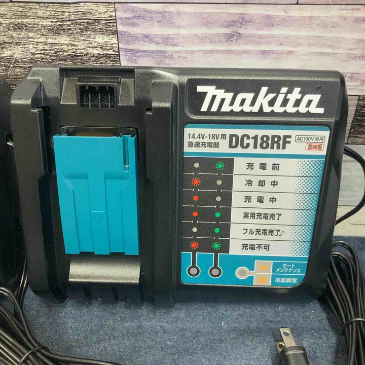 マキタ(makita) リチウムイオンバッテリー 18V/6.0Ah BL1860B 4個 + 急速充電器 DC18RF 2個セット【八潮店】