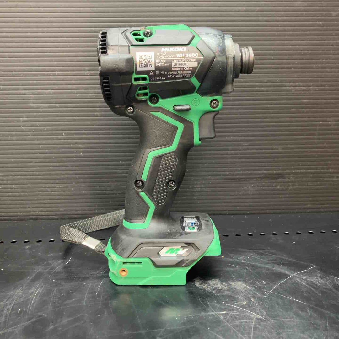★ハイコーキ(HIKOKI ※旧:日立工機) コードレスインパクトドライバー WH36DC(NN)【川越店】