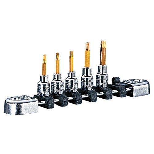 ◇京都機械工具(KTC) ネプロス(nepros) 6.3sq T型 トルクス ビットソケット セット 5個組 NTQ4T05A【所沢店】