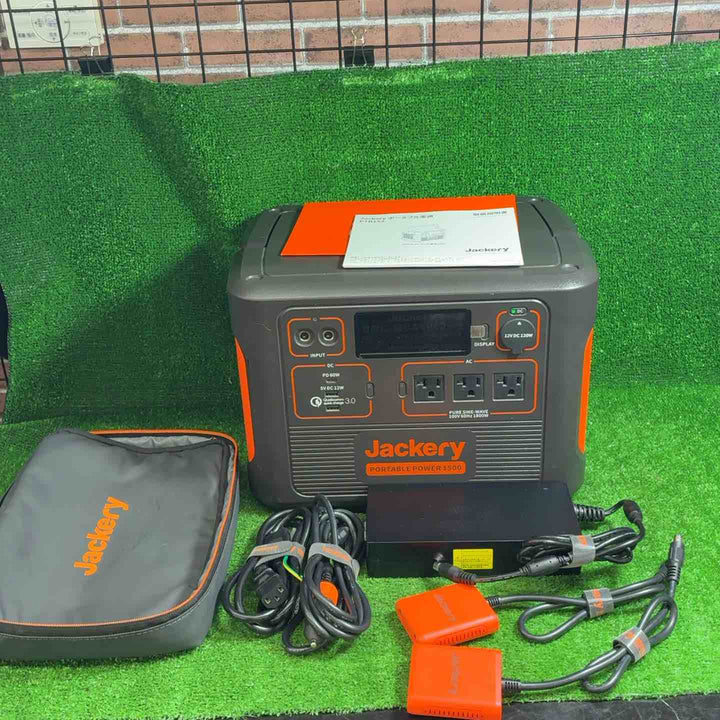 Jackery ポータブル電源 1500 PTB152 1534.68Wh/426300mAh ポータブル電源バッテリー Twin Turboシステム 【藤沢店】